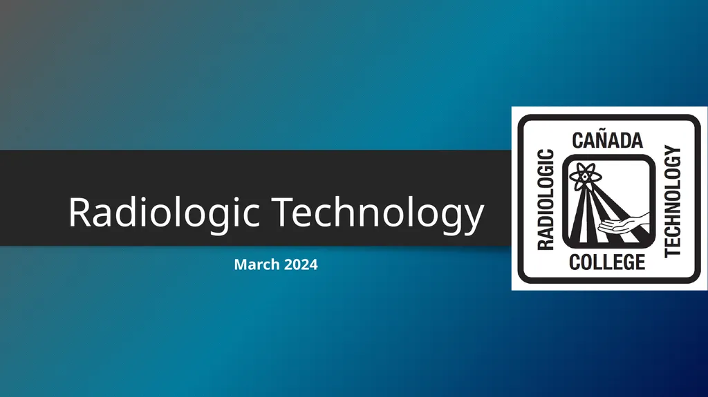 Radiologic Technology March 2024 Radiologic - slide 1 of 14