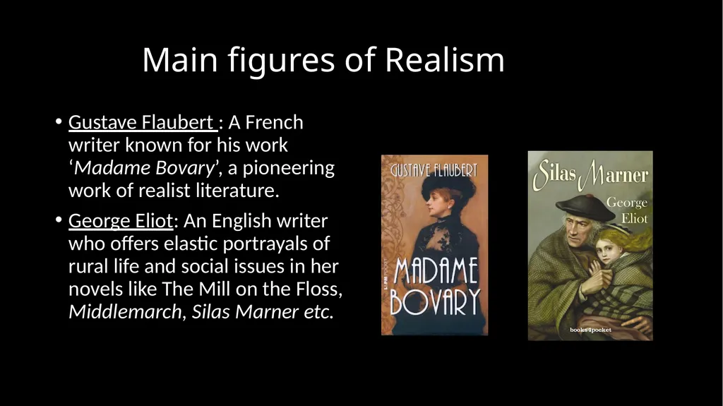 Realism and Naturalism Literary time period - slide 8 of 10