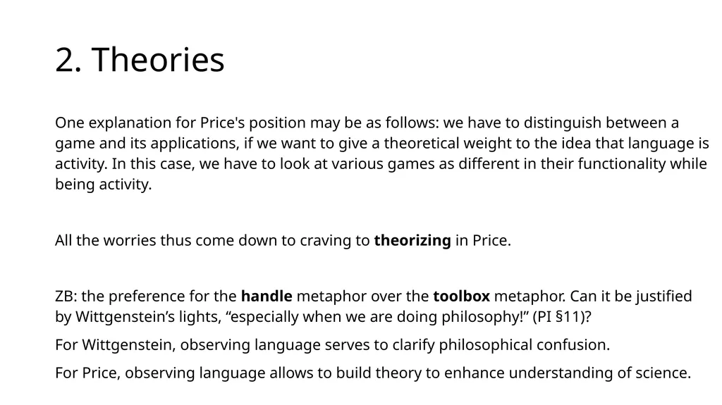 How Wittgensteinian is Huw Price’s Naturalism? by - slide 17 of 23