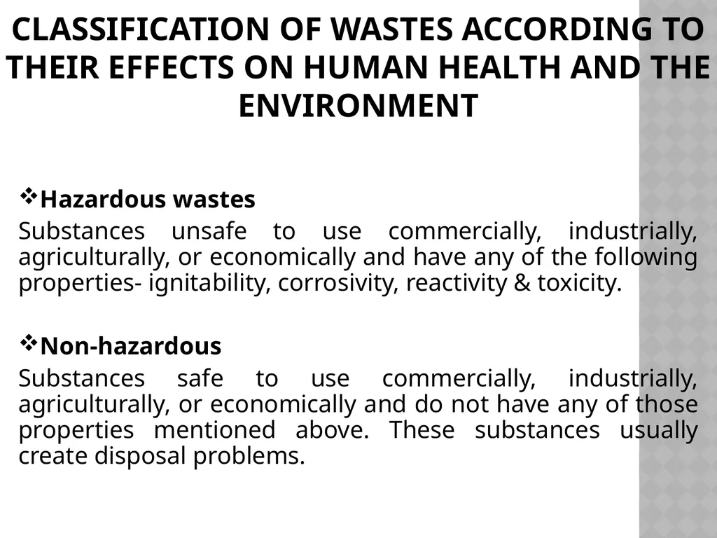 Solid waste management waste It is defined as - slide 7 of 35