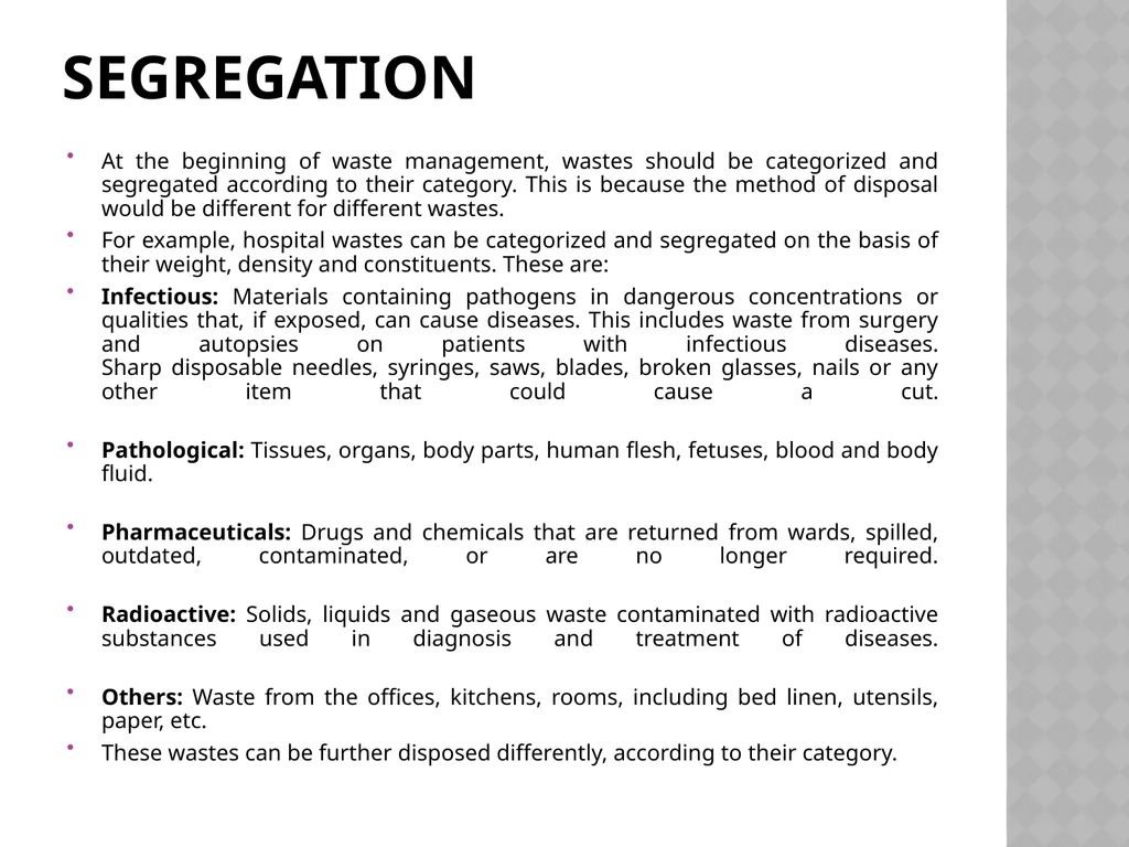 Solid waste management waste It is defined as - slide 18 of 35