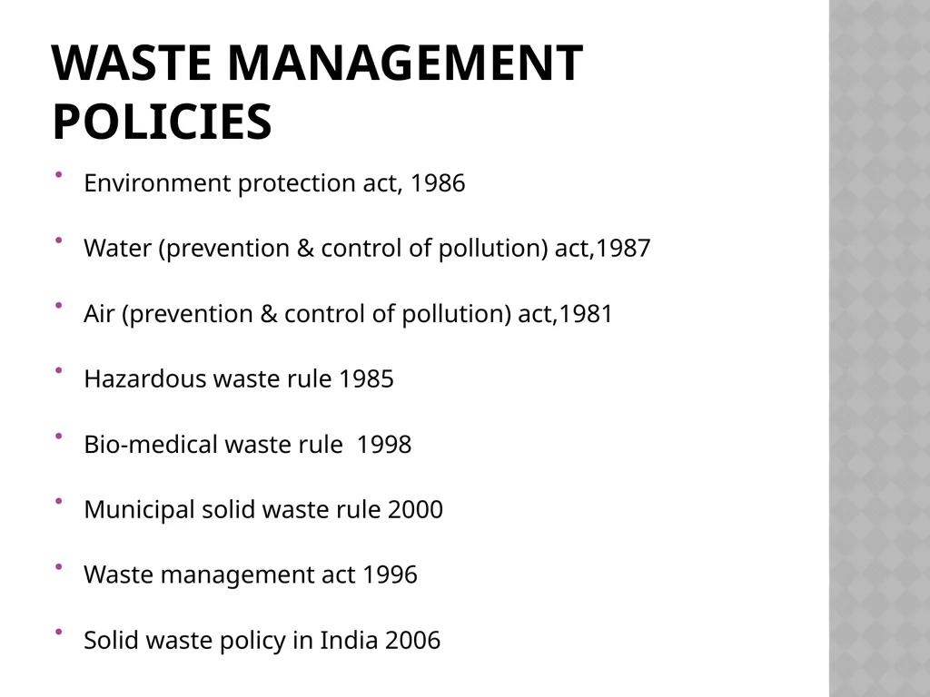 Solid waste management waste It is defined as - slide 33 of 35