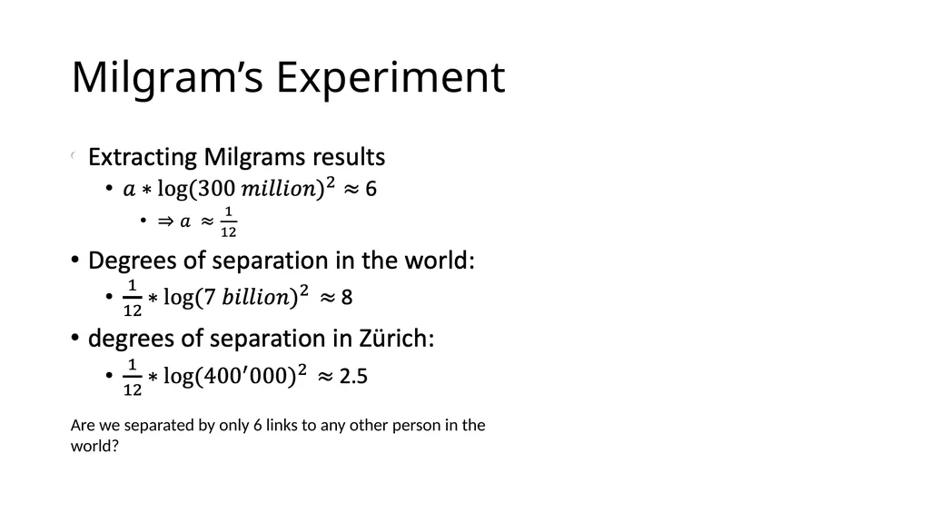The Small World Phenomenon An Algorithmic - slide 5 of 22