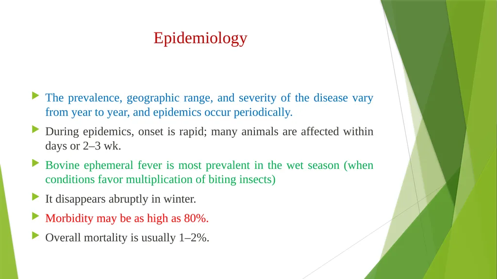 Ephemeral fever/Three days sickness Dr. Bipin - slide 3 of 7