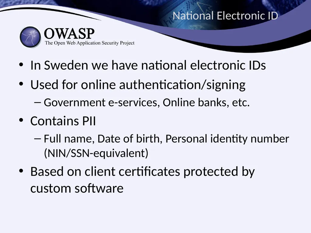 Identities Exposed How Design Flaws in - slide 6 of 34