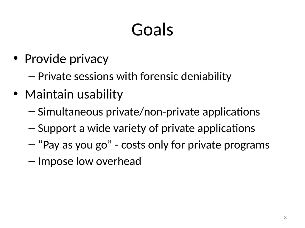 Eternal Sunshine of the Spotless Machine: - slide 8 of 26