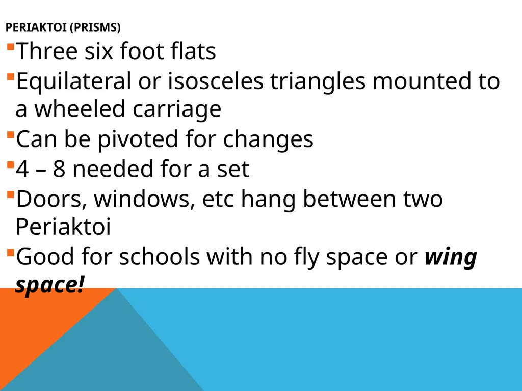 SCENERY DESIGN The purpose, procedures, and - slide 16 of 27