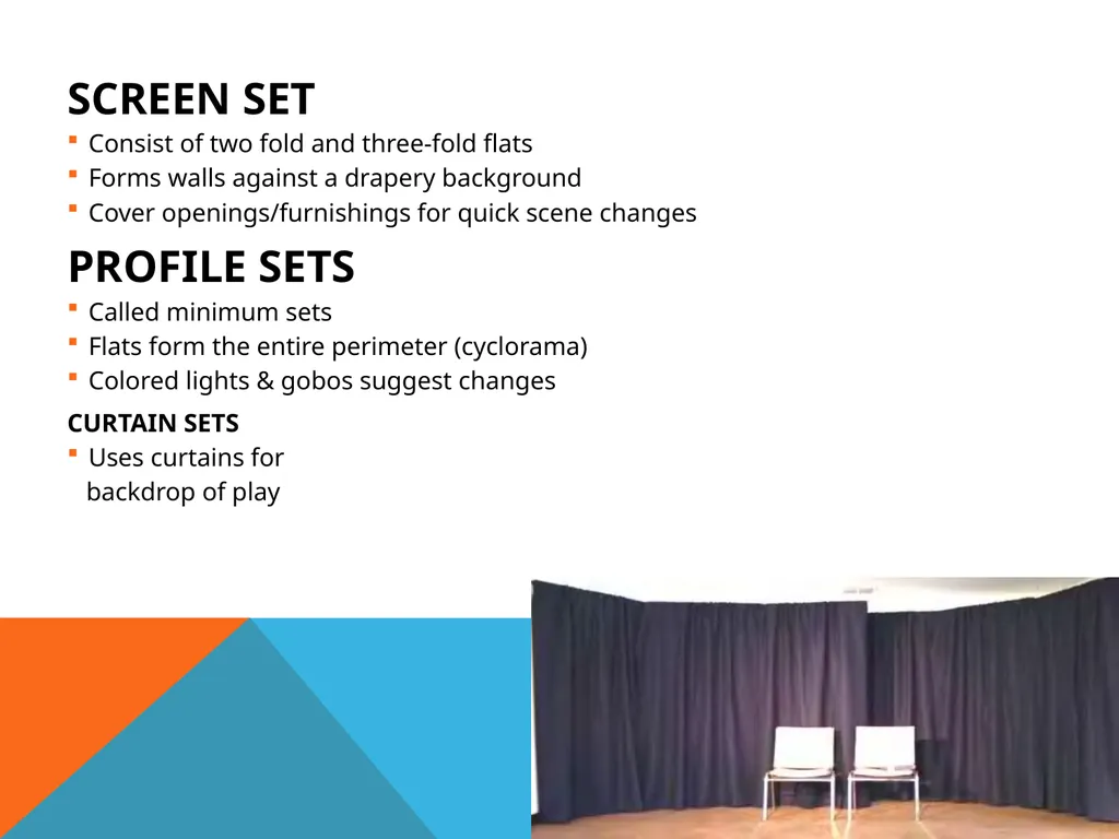 SCENERY DESIGN The purpose, procedures, and - slide 15 of 27