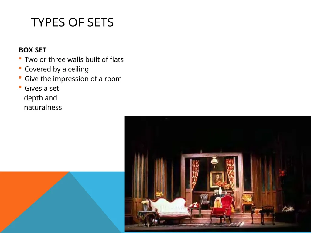 SCENERY DESIGN The purpose, procedures, and - slide 12 of 27