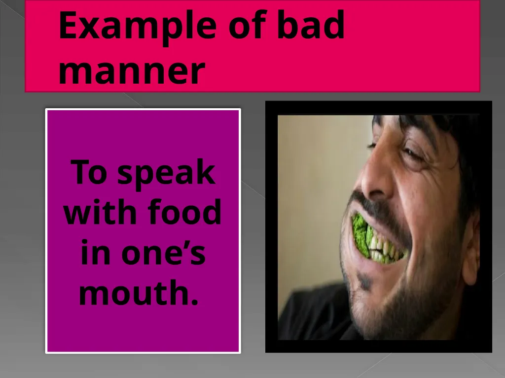 Etiquette and Manners Unit 4-1 A man should follow - slide 7 of 12