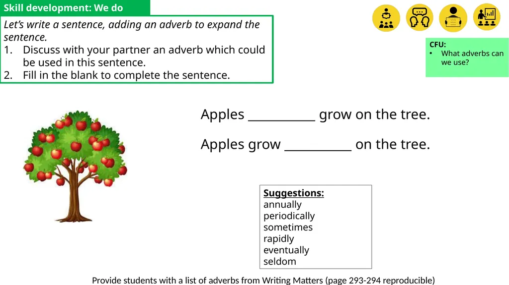 Year: 4 Term: 1 Objective: Expand sentences using - slide 19 of 25