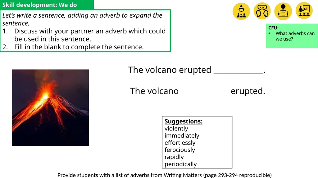 Year: 4 Term: 1 Objective: Expand sentences using - slide 20 of 25