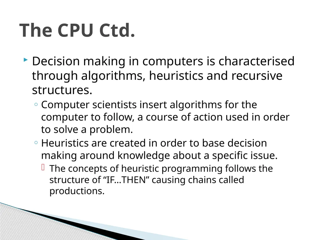Moravec’s Paradox The Background Information Hans - slide 7 of 13