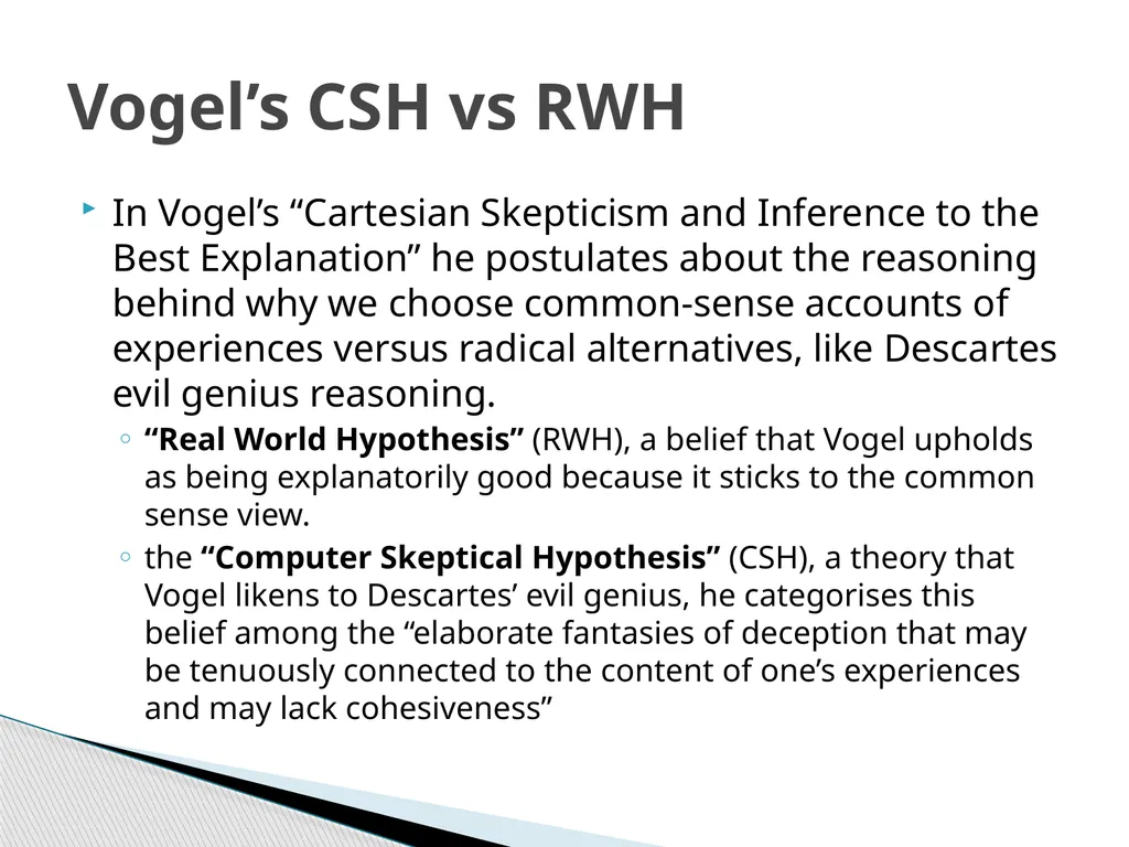 Moravec’s Paradox The Background Information Hans - slide 10 of 13