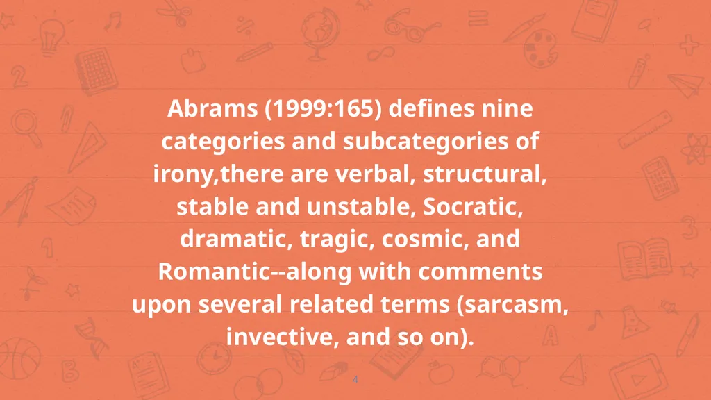 Irony, Paradox, Oxymoron, and Pararellelism in - slide 4 of 16