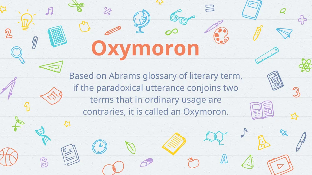 Irony, Paradox, Oxymoron, and Pararellelism in - slide 10 of 16