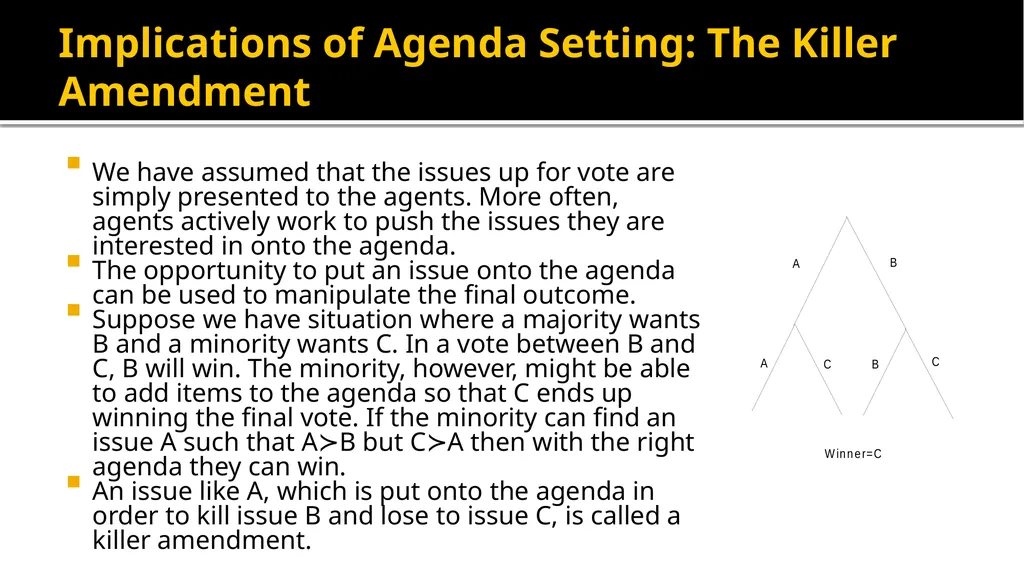 Paradoxes of Voting Alex Tabarrok Voters Who Make - slide 16 of 22