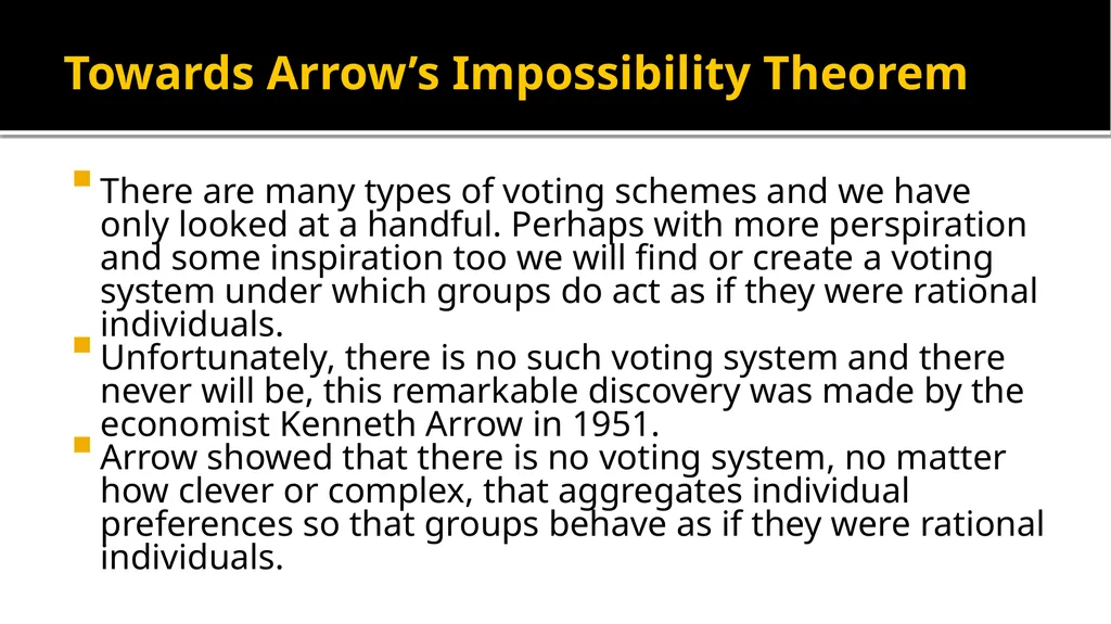 Paradoxes of Voting Alex Tabarrok Voters Who Make - slide 22 of 22