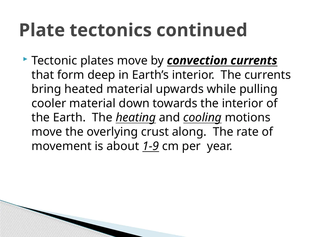 Chapter 18 Change Over Time Earth’s crust has - slide 3 of 28
