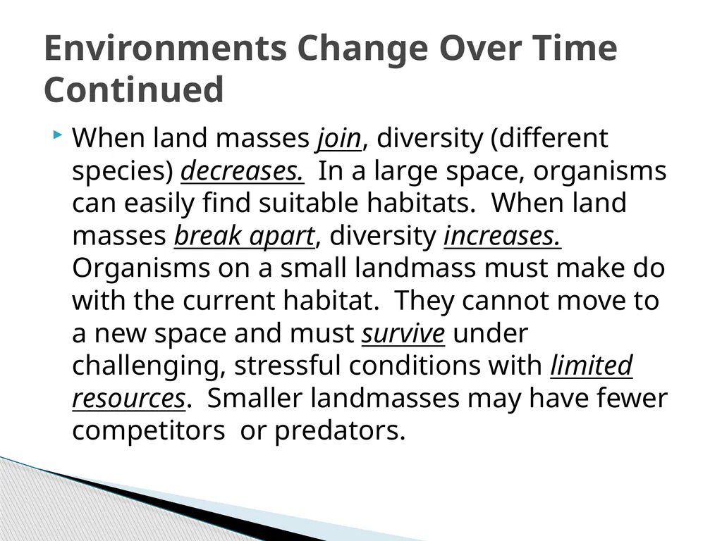 Chapter 18 Change Over Time Earth’s crust has - slide 12 of 28