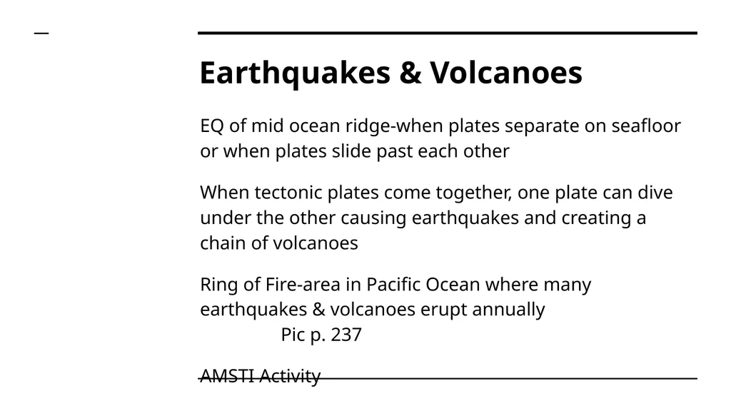 Plate Tectonics Chapter 7 page 214 Earth’s crust - slide 12 of 17