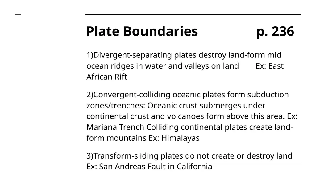Plate Tectonics Chapter 7 page 214 Earth’s crust - slide 14 of 17