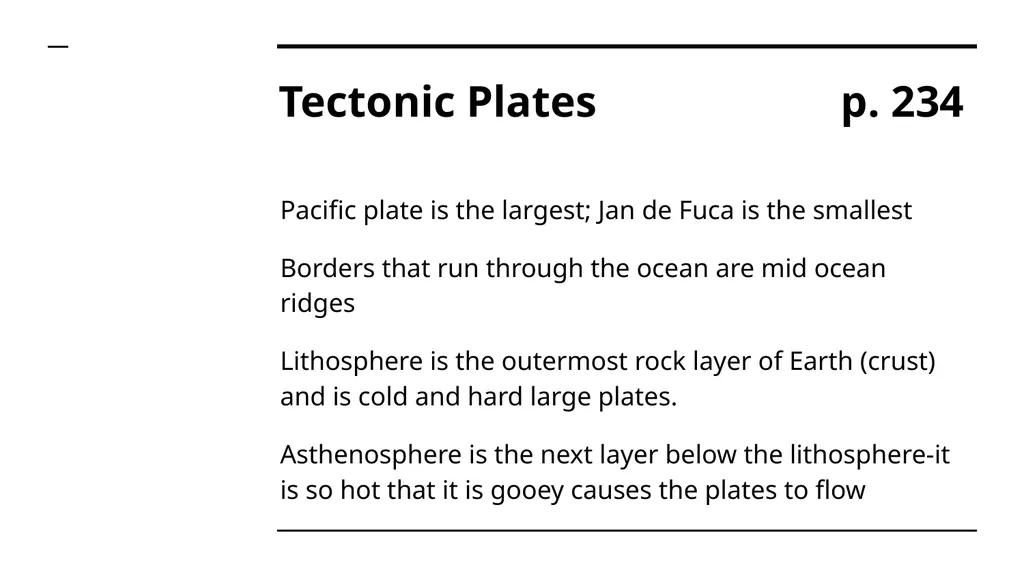 Plate Tectonics Chapter 7 page 214 Earth’s crust - slide 13 of 17