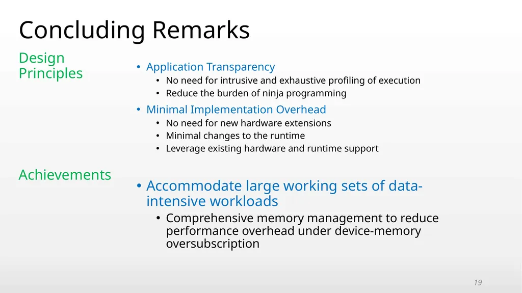 An Adaptive Framework for Oversubscription - slide 19 of 20