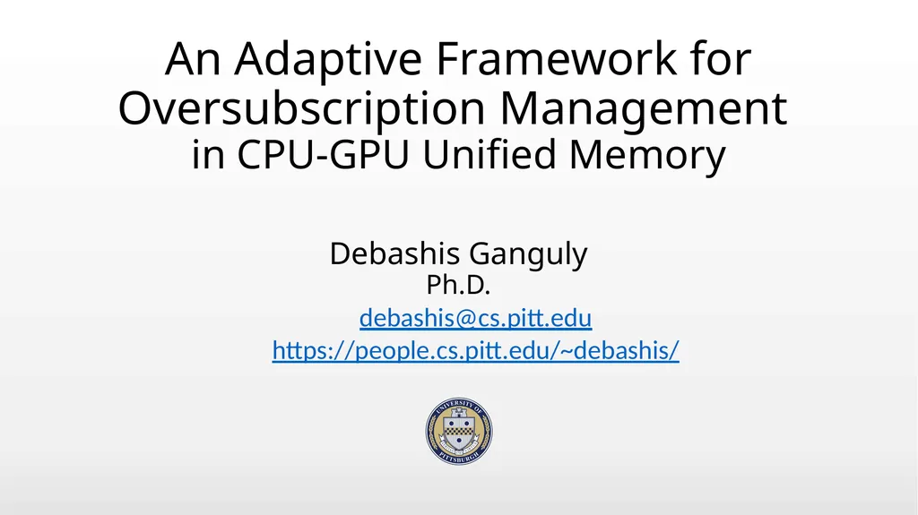 An Adaptive Framework for Oversubscription - slide 20 of 20
