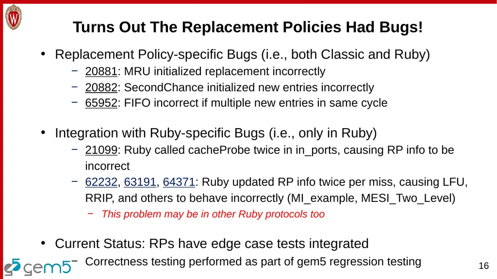 Analyzing the Benefits of More Complex Cache - slide 16 of 24