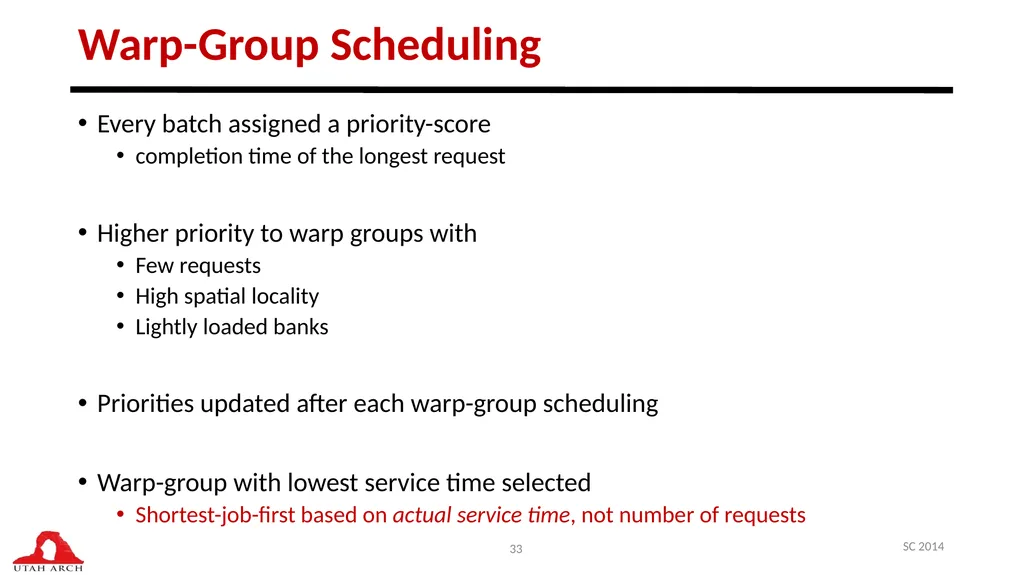 Managing DRAM Latency Divergence in Irregular - slide 33 of 33