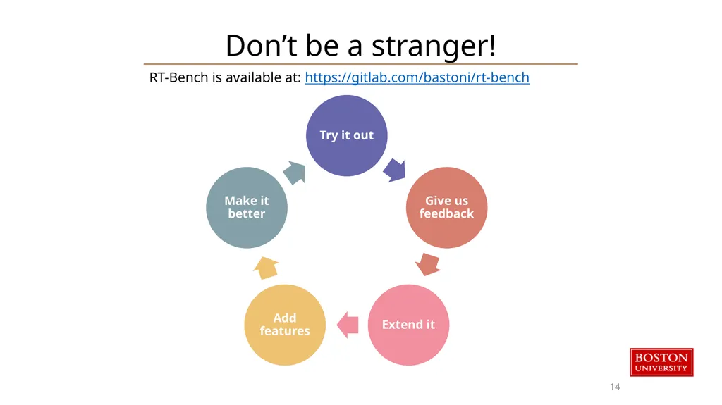 RT-Bench An Extensible Benchmark Framework for the - slide 13 of 15