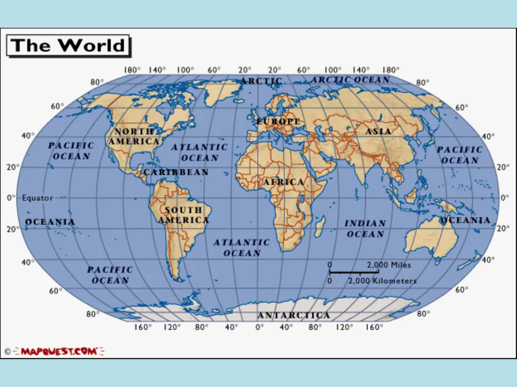 Fun Facts: Continents and Oceans There are five - slide 6 of 10