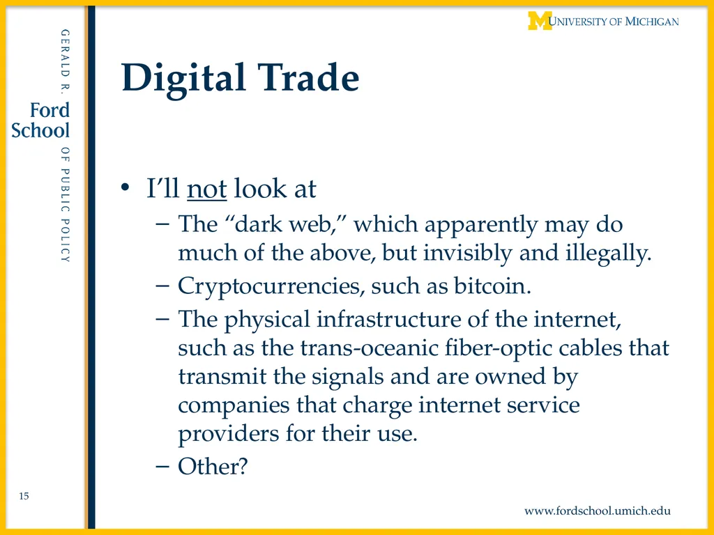 Comparative Advantage and Digital Trade Alan V. - slide 15 of 35