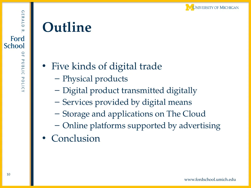 Comparative Advantage and Digital Trade Alan V. - slide 10 of 35