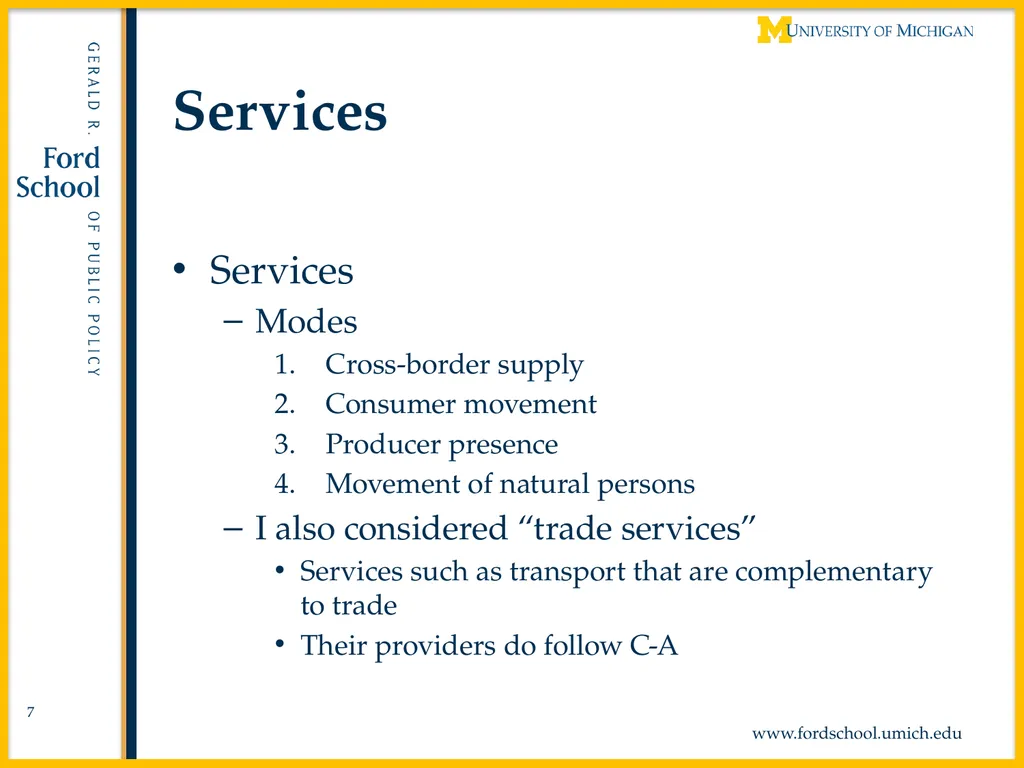 Comparative Advantage and Digital Trade Alan V. - slide 7 of 35