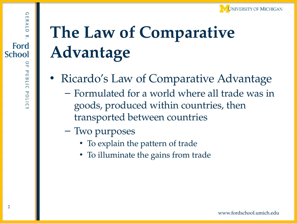 Comparative Advantage and Digital Trade Alan V. - slide 2 of 35