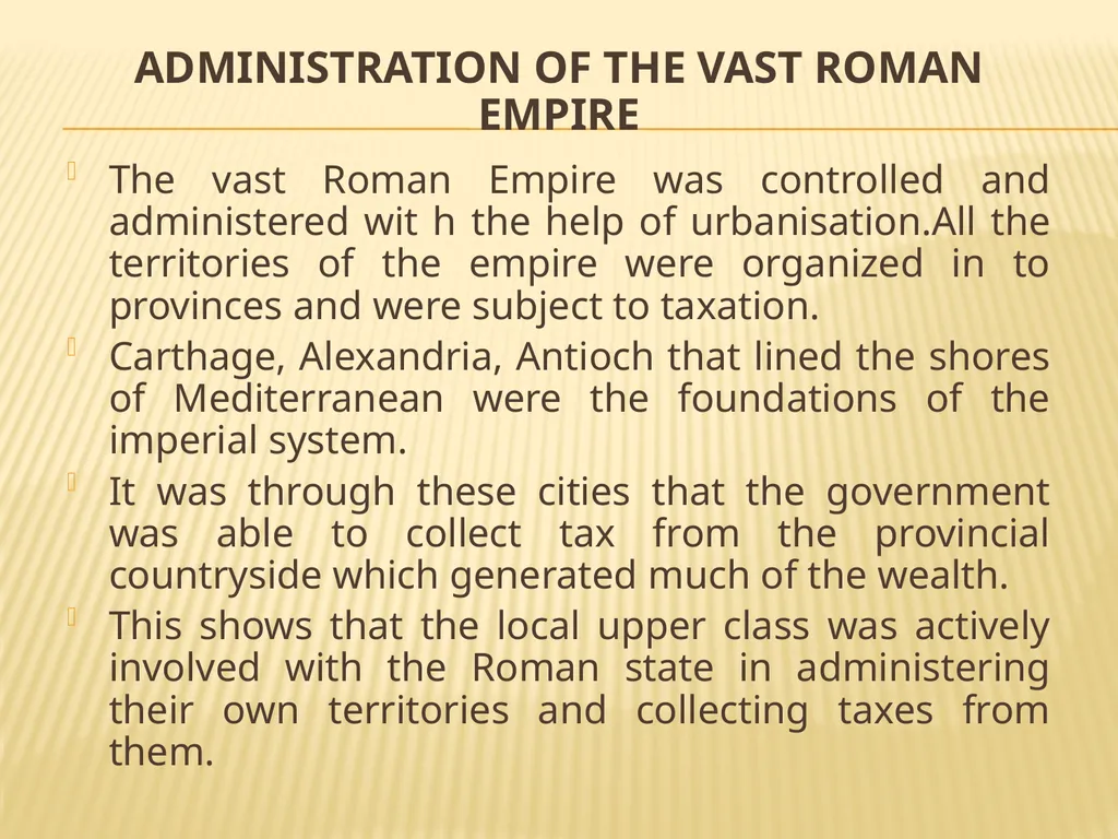 Class –XI Subject: History Topic: An Empire Across - slide 21 of 34