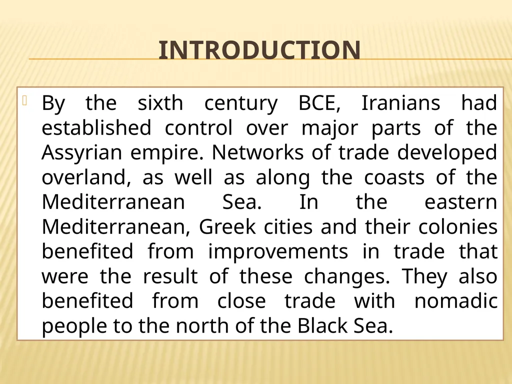 Class –XI Subject: History Topic: An Empire Across - slide 2 of 34