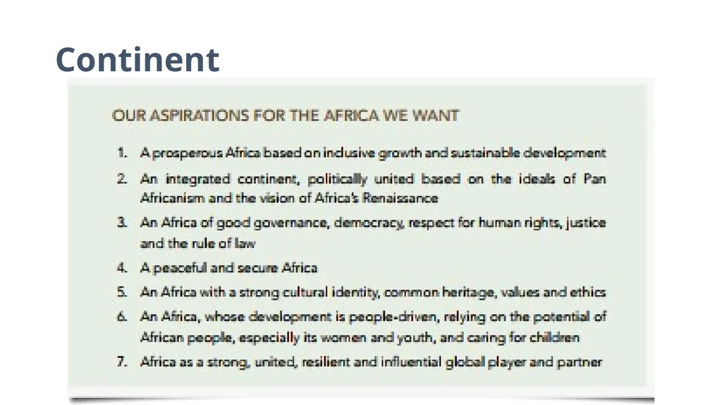 Achieving Decent Work Strategic directions of the - slide 6 of 15