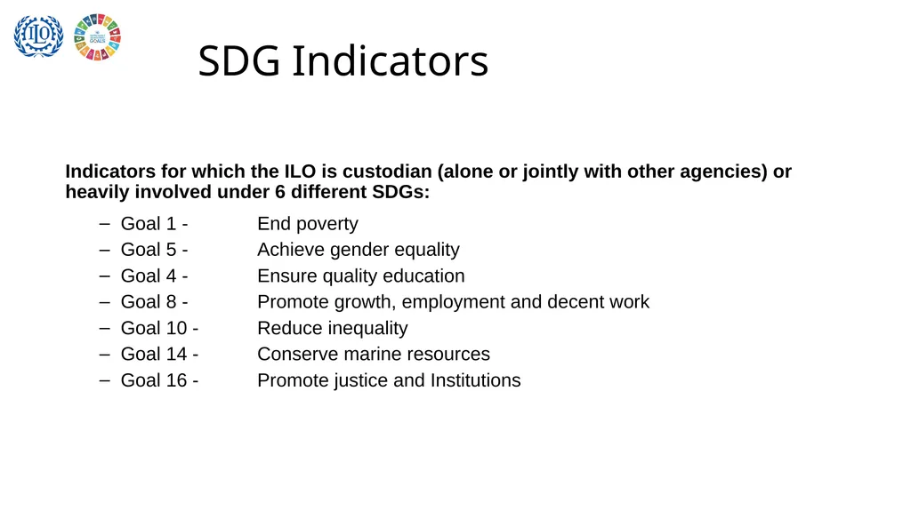 Achieving Decent Work Strategic directions of the - slide 12 of 15