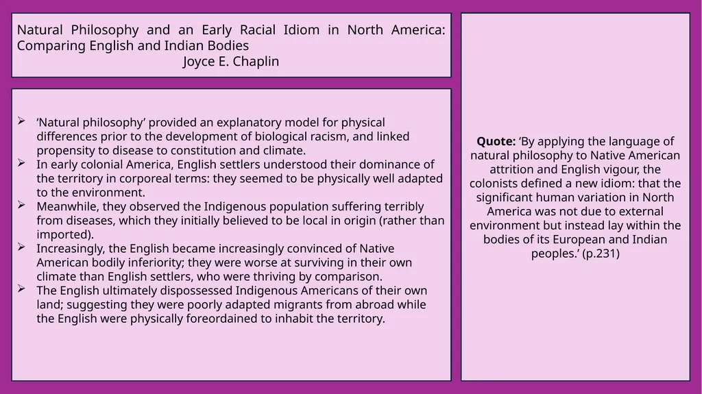 First Encounters and the Origins of Anthropology - slide 6 of 7