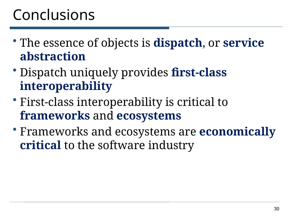 The Power of Interoperability: Why Objects Are - slide 30 of 33