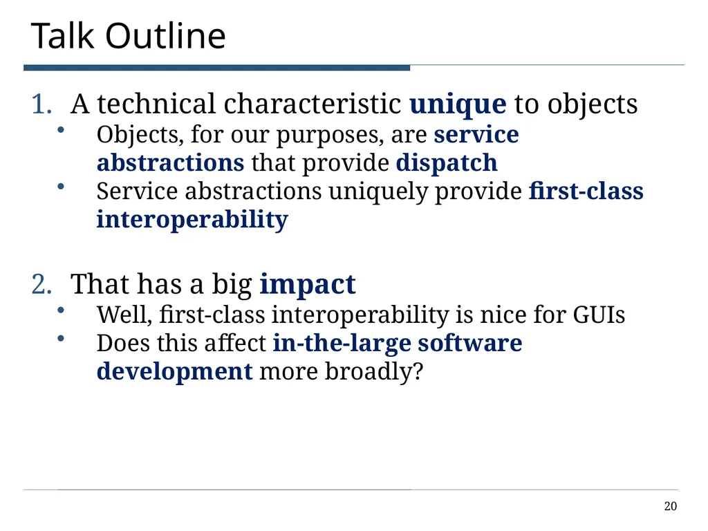 The Power of Interoperability: Why Objects Are - slide 20 of 33