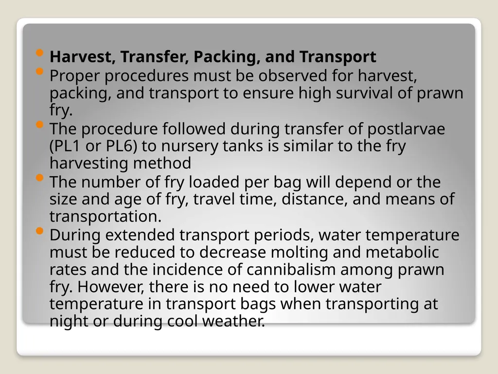 Fish hatchery Presented by K.sridhar Hatchery - slide 33 of 35