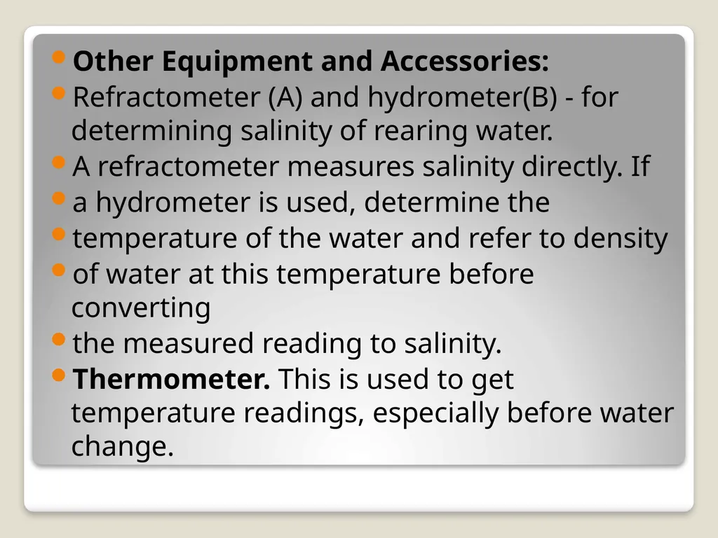 Fish hatchery Presented by K.sridhar Hatchery - slide 24 of 35