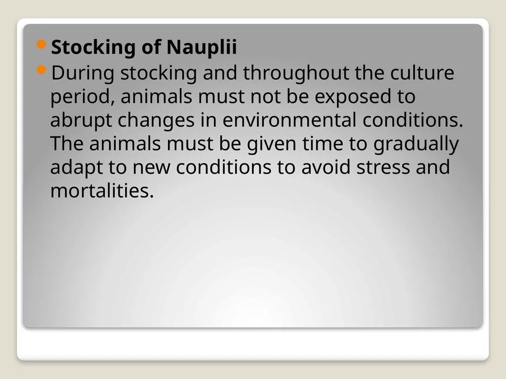 Fish hatchery Presented by K.sridhar Hatchery - slide 30 of 35