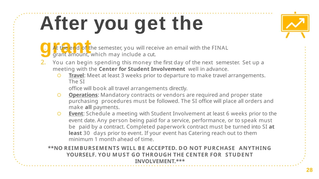Student Appropriations Committee (SAC) Training - slide 28 of 43