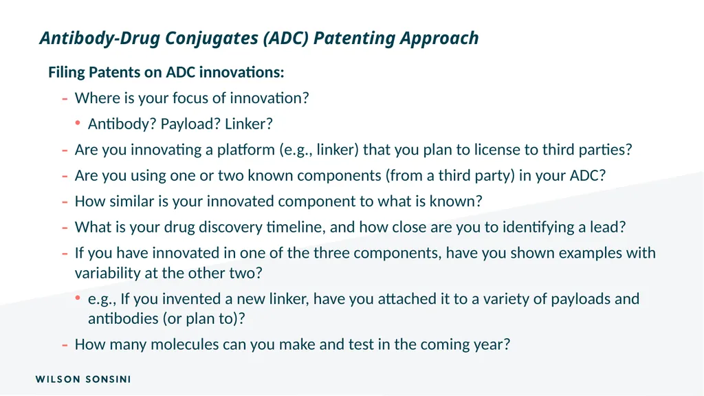 The IP ABCs of ADCs Deborah Smith, PhD., J.D. and - slide 9 of 44