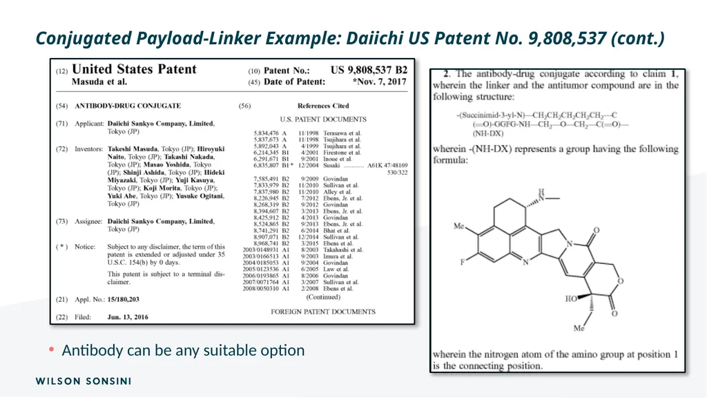 The IP ABCs of ADCs Deborah Smith, PhD., J.D. and - slide 21 of 44